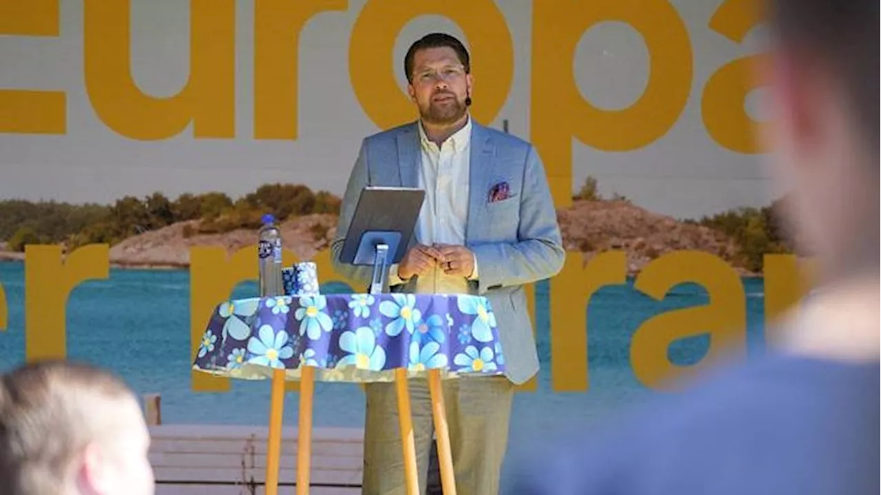 Åkesson håller vårtal i Stockholm