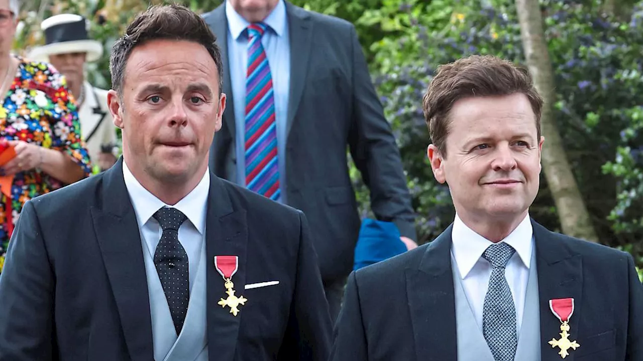 TV royalty Ant McPartlin and Declan Donnelly are snubbed by King Charles as they're written out of...