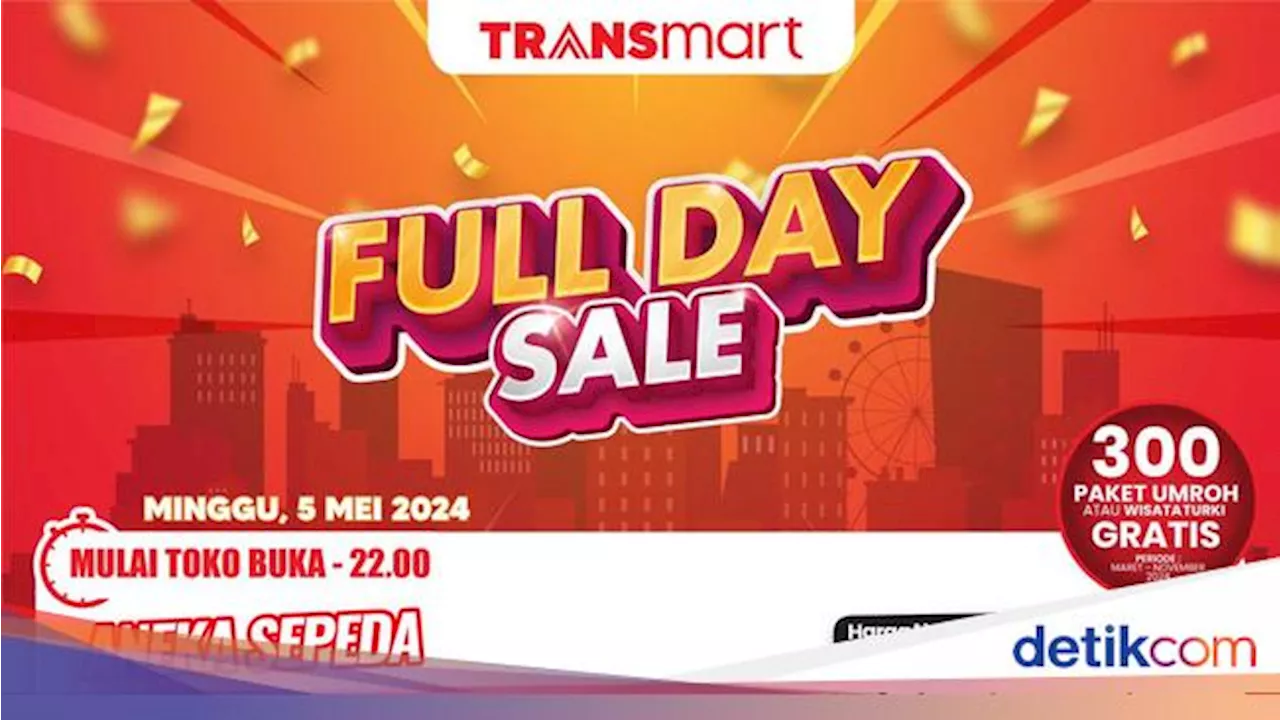 Transmart Full Day Sale Kasih Potongan Harga Sepeda, Hemat Rp 580 Ribuan!