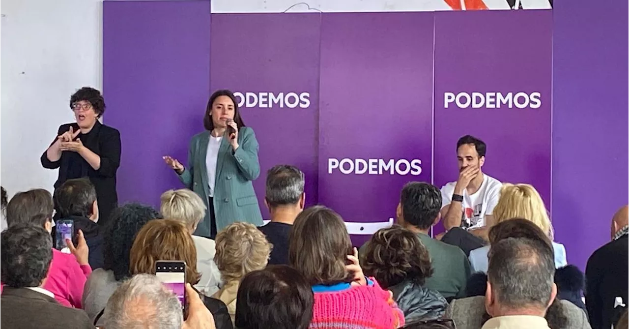 Irene Montero: 'A los fascistas como Milei se les para con más derechos'