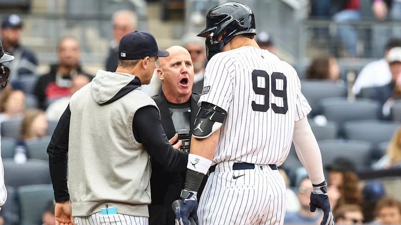 Yankees slugger Aaron Judge ejected for first time in career