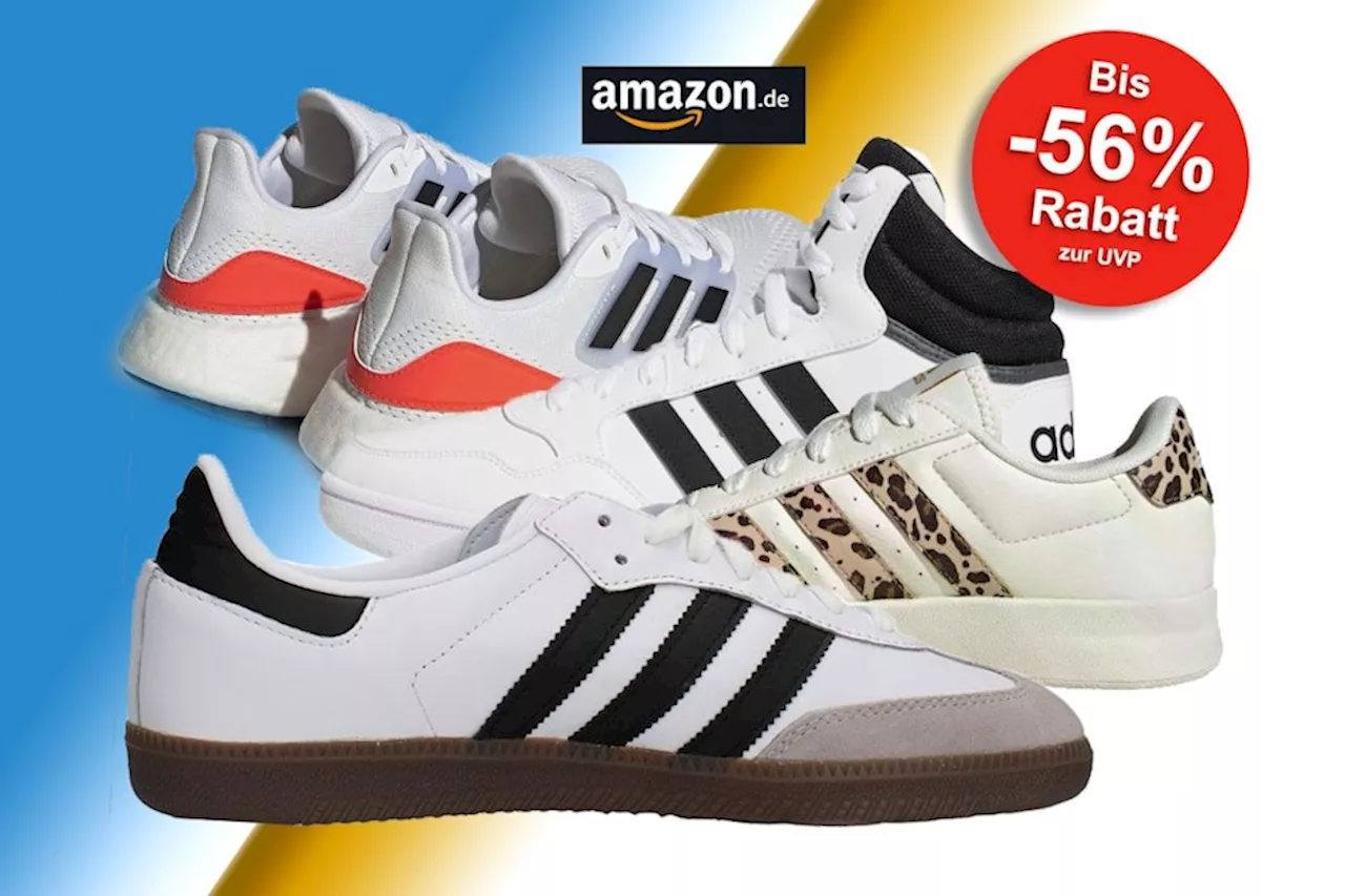 Mega adidas Sneaker Sale bei Amazon: Spare jetzt bis zu 56% auf angesagte Sneaker von adidas