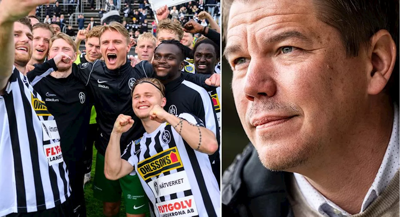 Nya klubbchefen som ska ta Landskrona till allsvenskan - drabbad av tragedi: 'Extremt ansträngande'