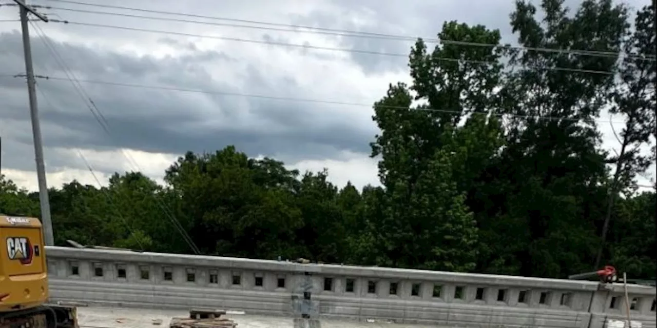 Bridge connecting Hattiesburg, Petal nearing completion