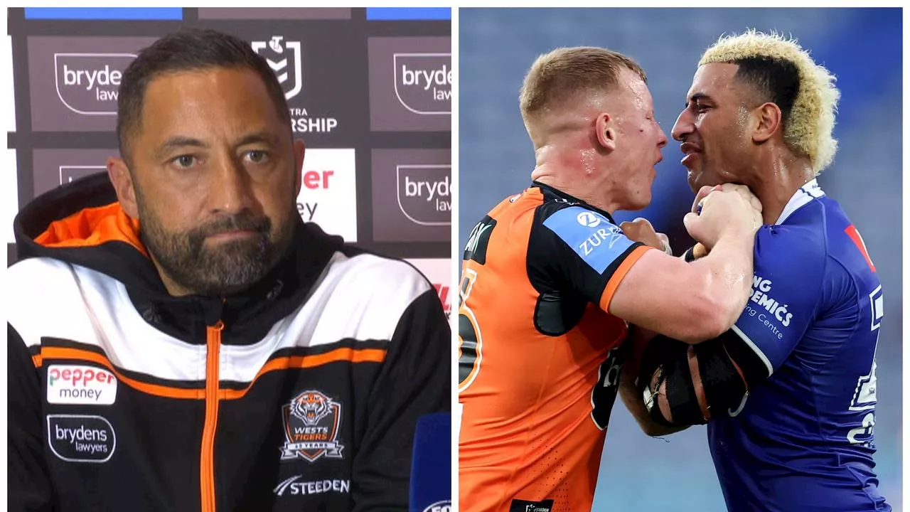 ‘That’s not us’: ’Frustrated’ Benji reveals ‘simple’ lesson Tigers have to learn after fiery Dogs clash