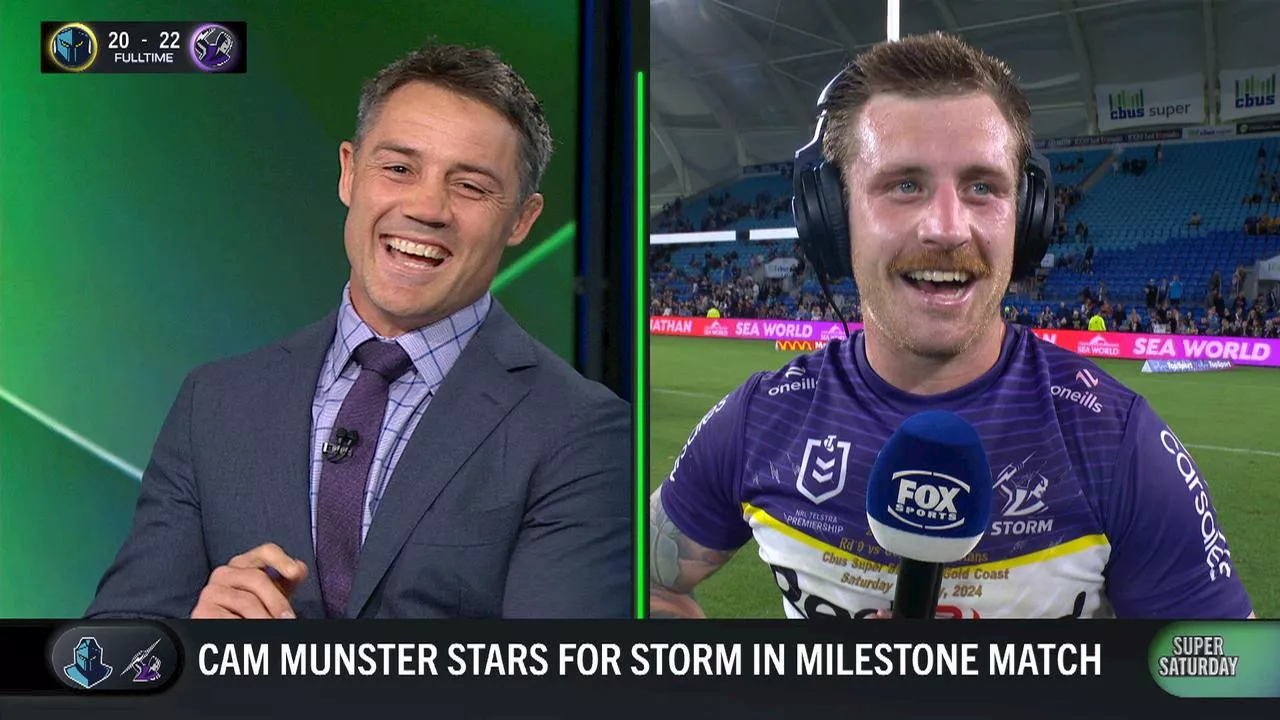 ‘You’ve got me rattled’: Cronk’s cheeky swipe at ex-teammate after milestone match