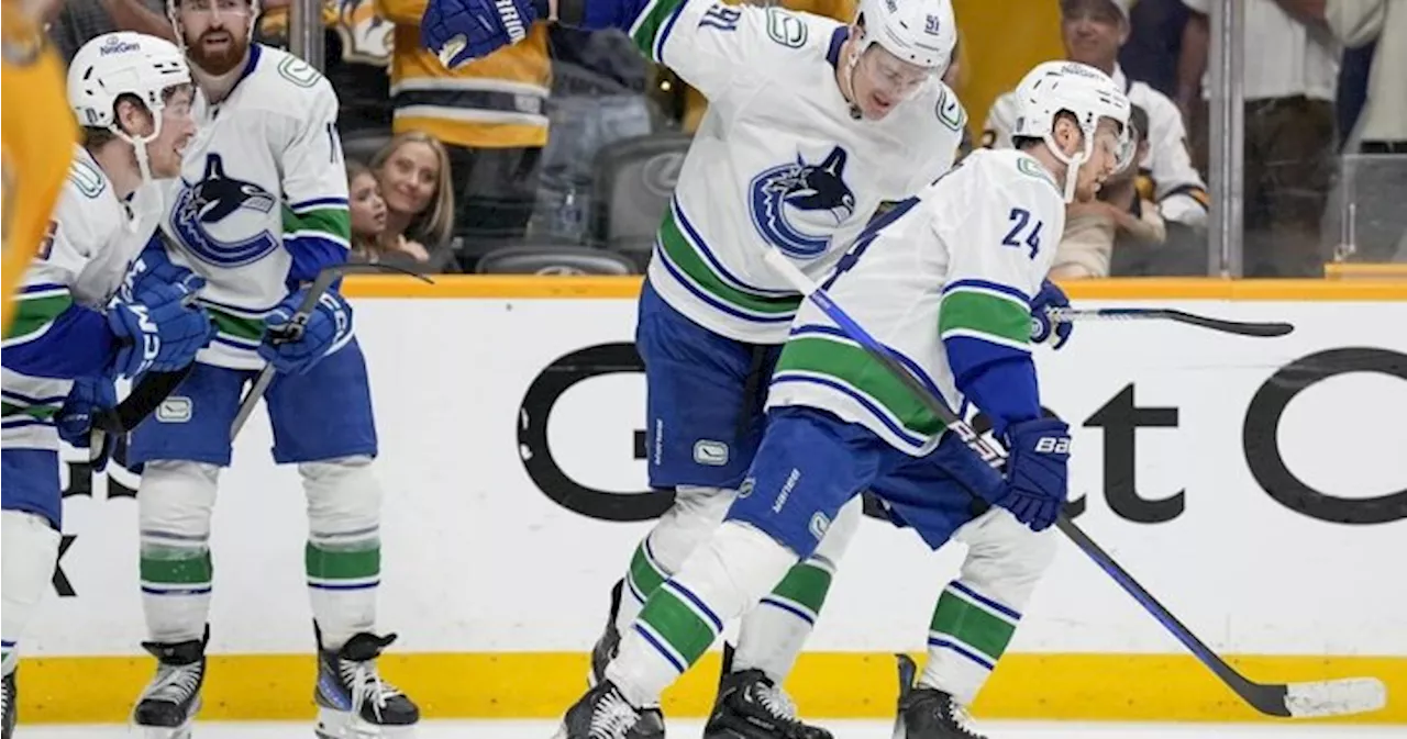 ‘Tough series’: Vancouver Canucks advance to Round 2 to face Edmonton Oilers