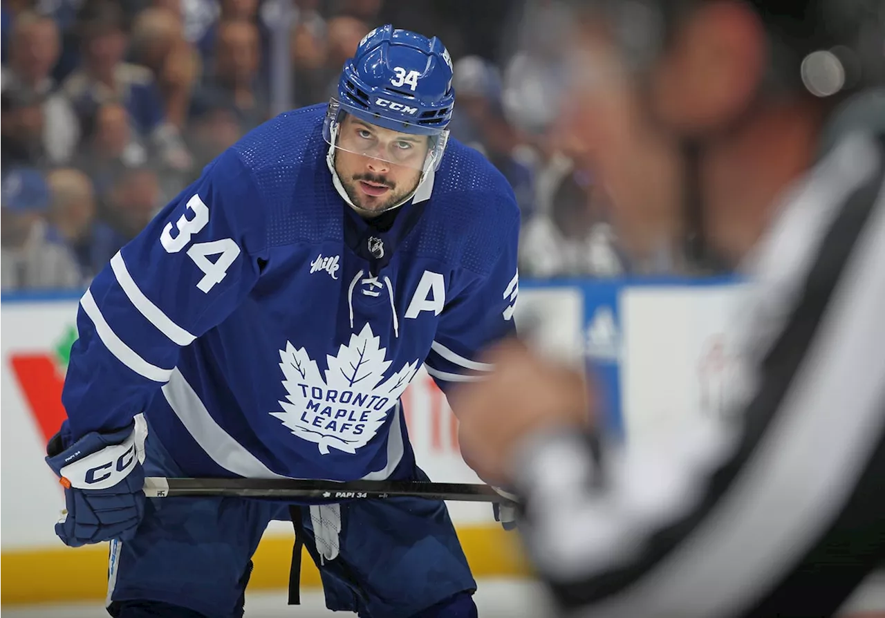 Leafs’ Auston Matthews named finalist for Lady Byng Trophy