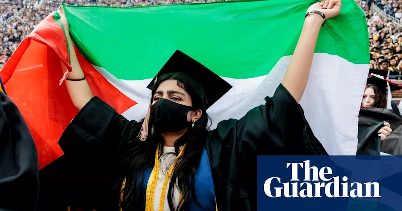 Student protesters interrupt University of Michigan commencement