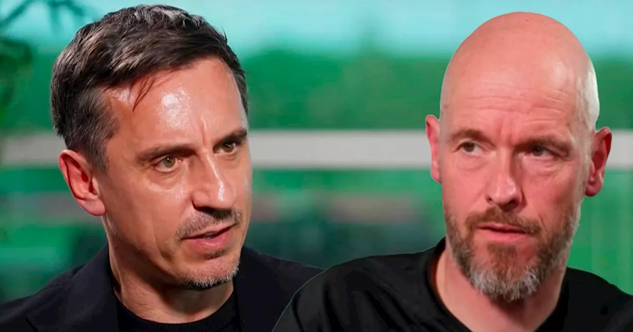 Gary Neville claims Erik ten Hag interview said it all about Man Utd future