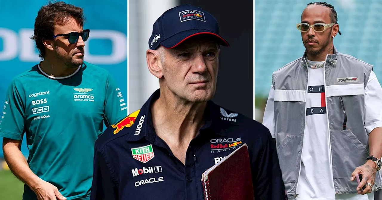 Lewis Hamilton or Fernando Alonso will have Adrian Newey F1 'dream' shattered