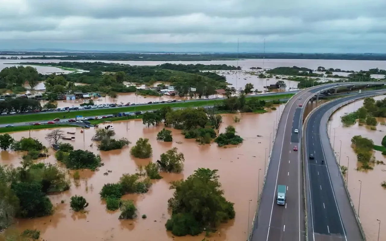 Defesa civil pede a civis que não subam drones no Rio Grande do Sul