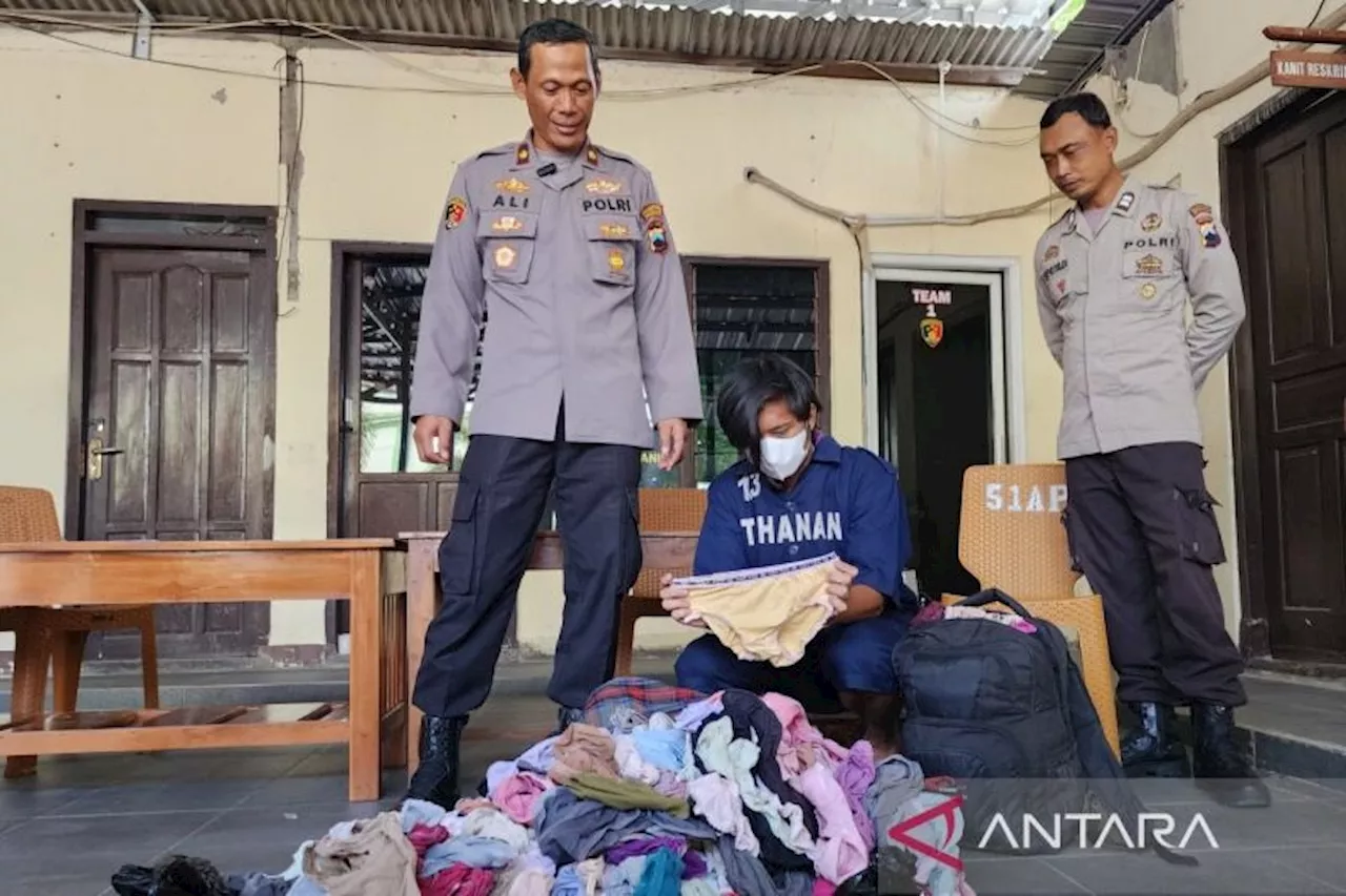 Mencuri Ratusan Celana Dalam Wanita, Penjual Siomay di Semarang Diamankan Polisi