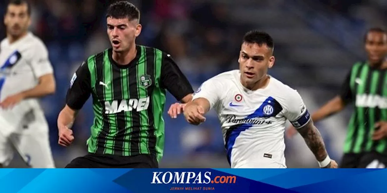 Hasil Sassuolo Vs Inter: Emil Audero Starter, Nerazzurri Kalah dari Tim Degradasi