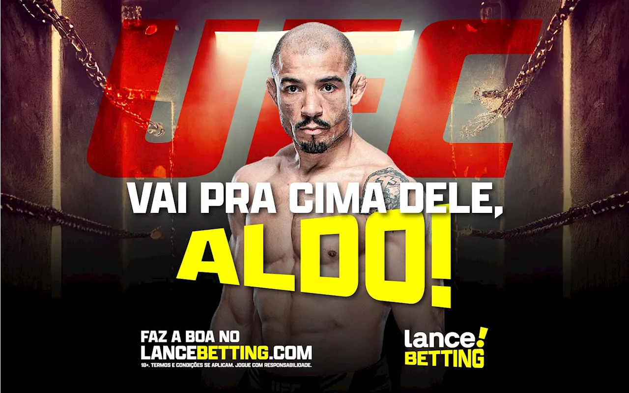 Retorno de José Aldo! Aposte R$100 e ganhe R$205 se o brasileiro vencer no UFC Rio