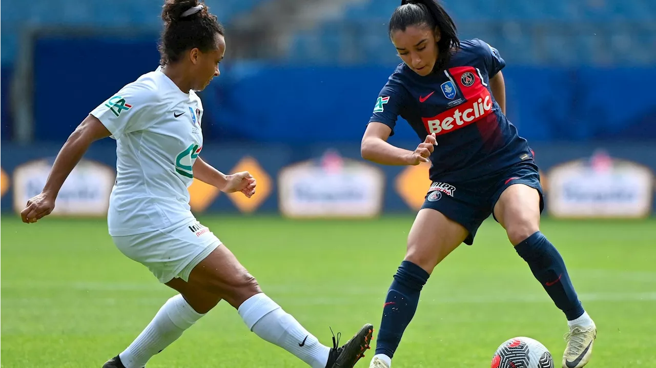 Football féminin : réduit à dix, le PSG remporte sa quatrième coupe de France