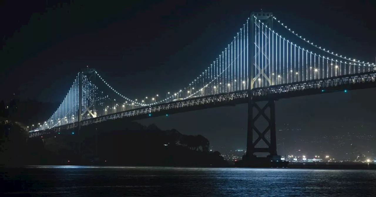 Bay Bridge to be relit, with twice the lights