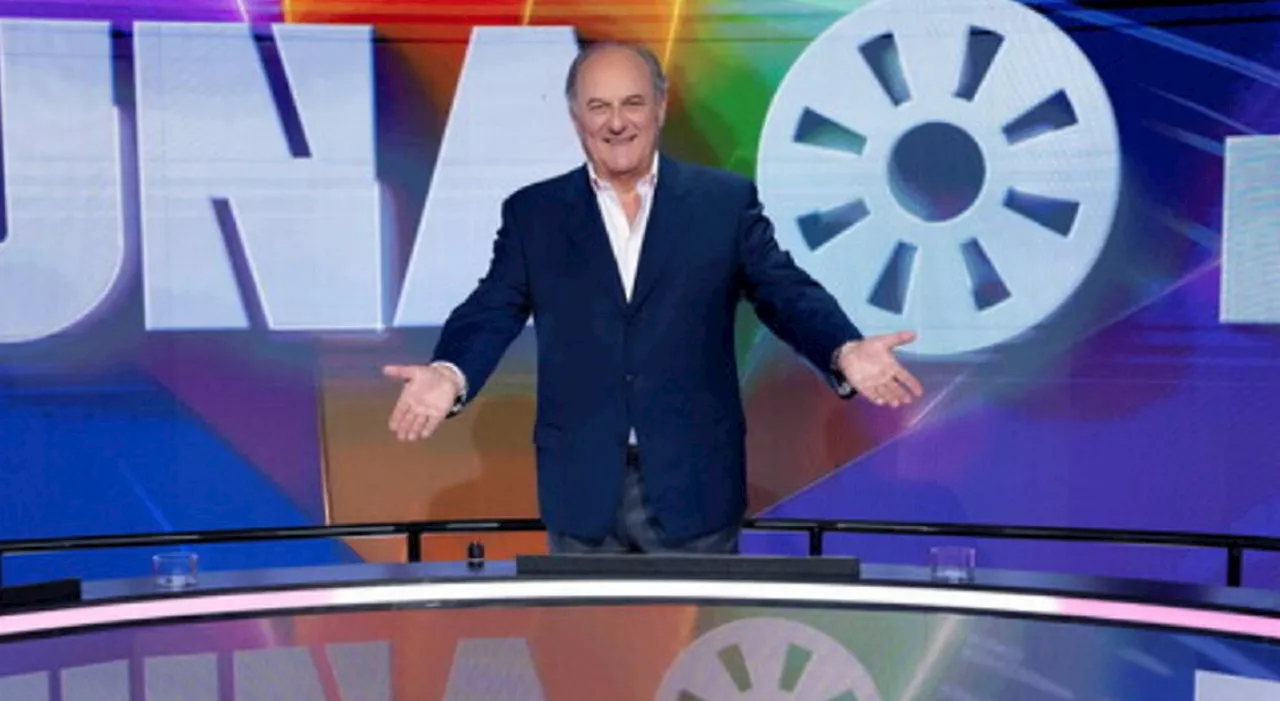 La ruota della fortuna, Gerry Scotti conduce il programma che celebra Mike Bongiorno: tre concorrenti e 5 roun