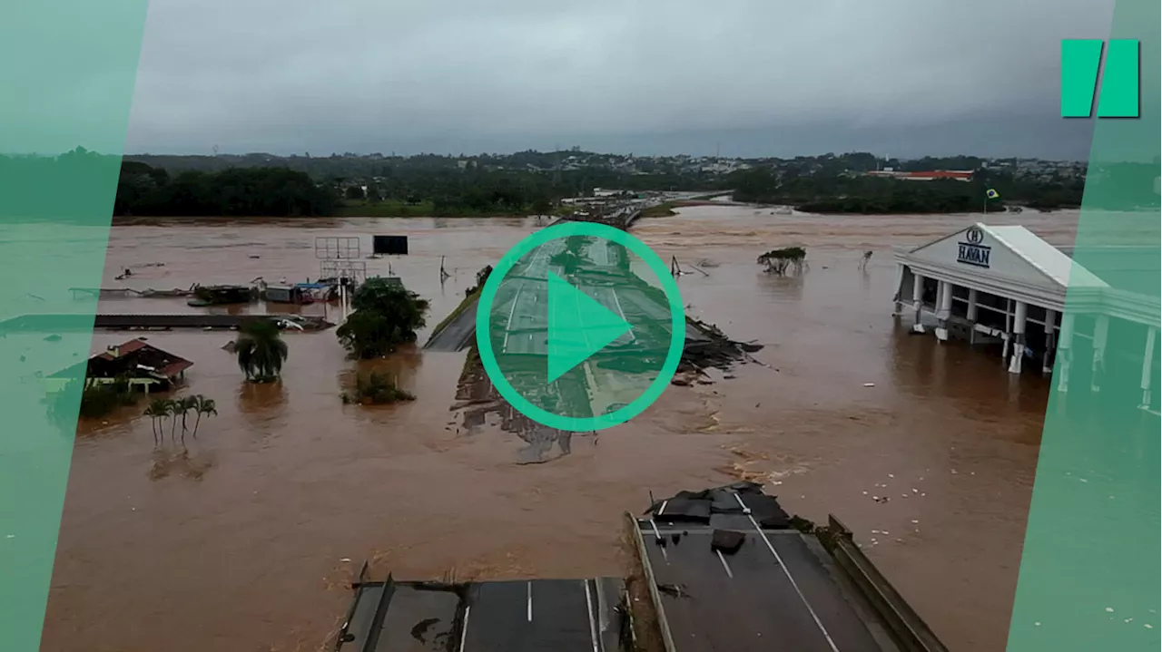 Brésil : à cause des inondations monstres dans le sud, des villes sont pratiquement coupées du monde