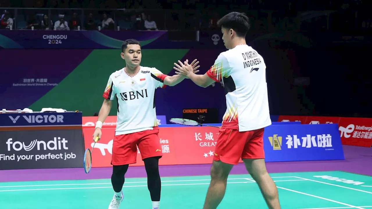 Hasil Piala Thomas 2024: Fajar/Rian Menang Rubber Game, Indonesia Ungguli Chinese Taipei 2-0