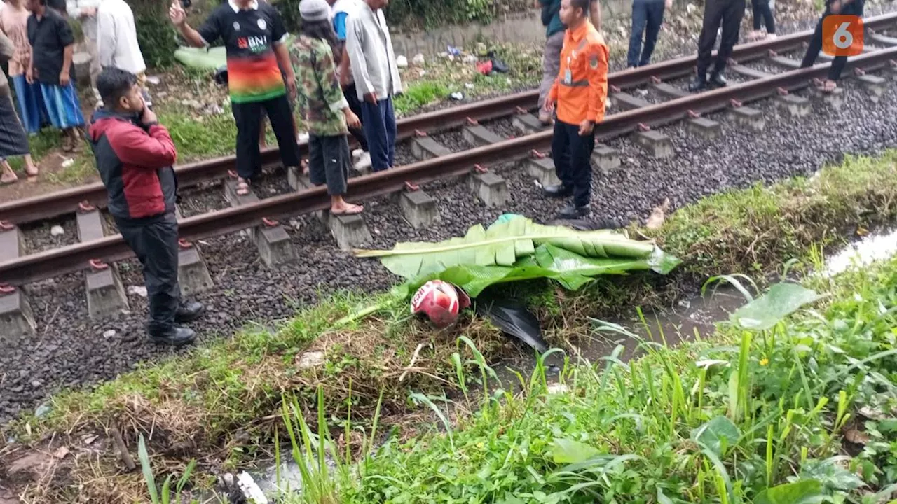 Pasangan Suami Istri Tewas Tertabrak KA 333 Siliwangi di Sukabumi