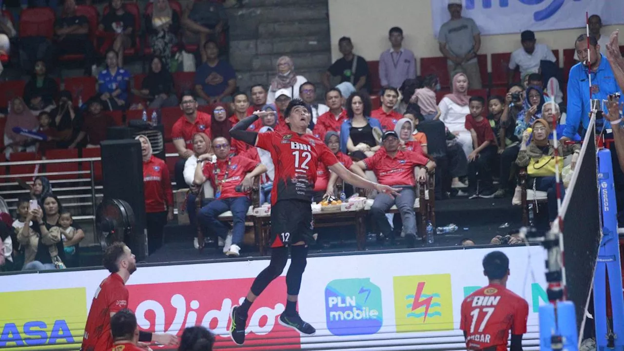 PLN Mobile Proliga 2024: Dihajar Palembang Bank SumselBabel, Jakarta STIN BIN Telan Kekalahan Pertama