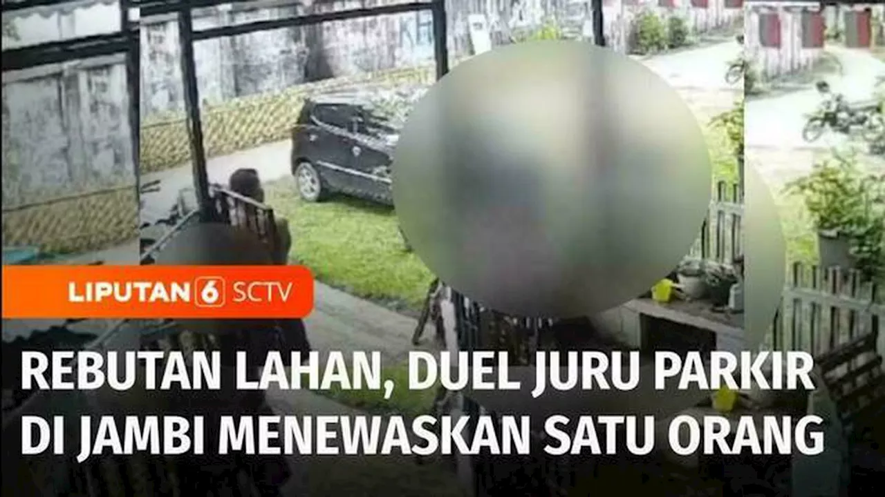 VIDEO: Berebut Lahan Parkir di Jambi, Duel Sesama Juru Parkir Menewaskan Satu Orang