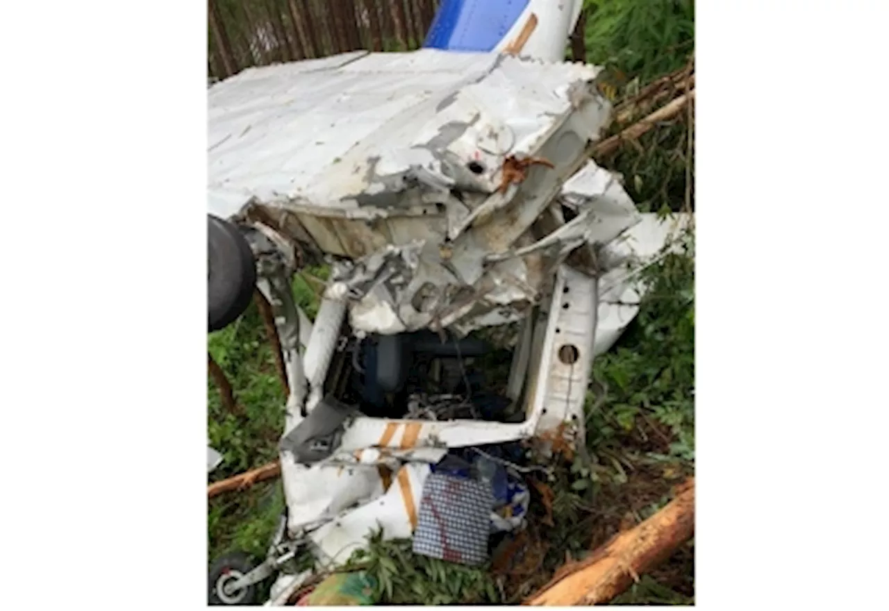 CAAM confirms Cessna 172N Skyhawk aircraft crashed near Felda Gunung Besout in Sungkai