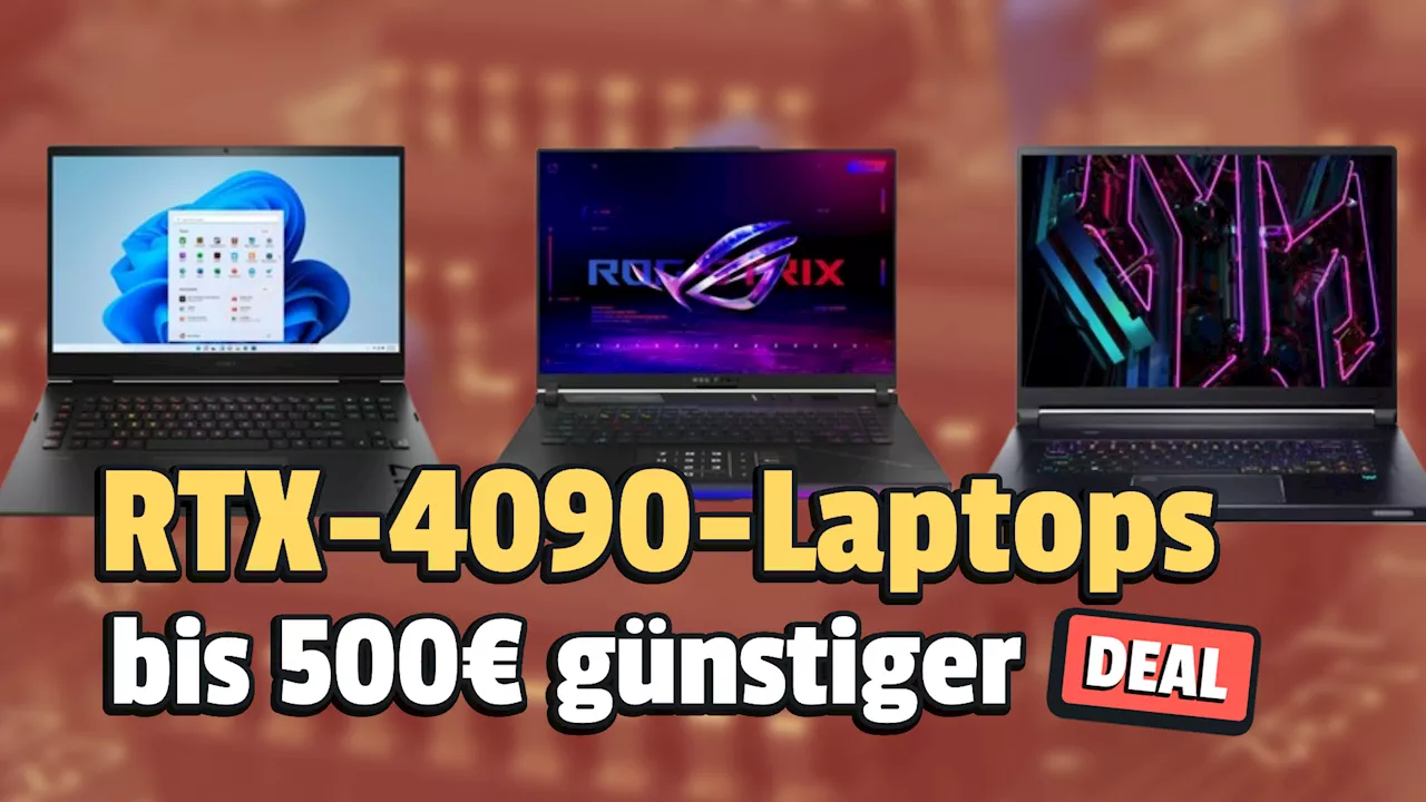 Dank des Frühlings gibt es zwei starke Gaming-Laptops mit RTX 4090 endlich günstiger – doch ein Angebot macht es noch besser