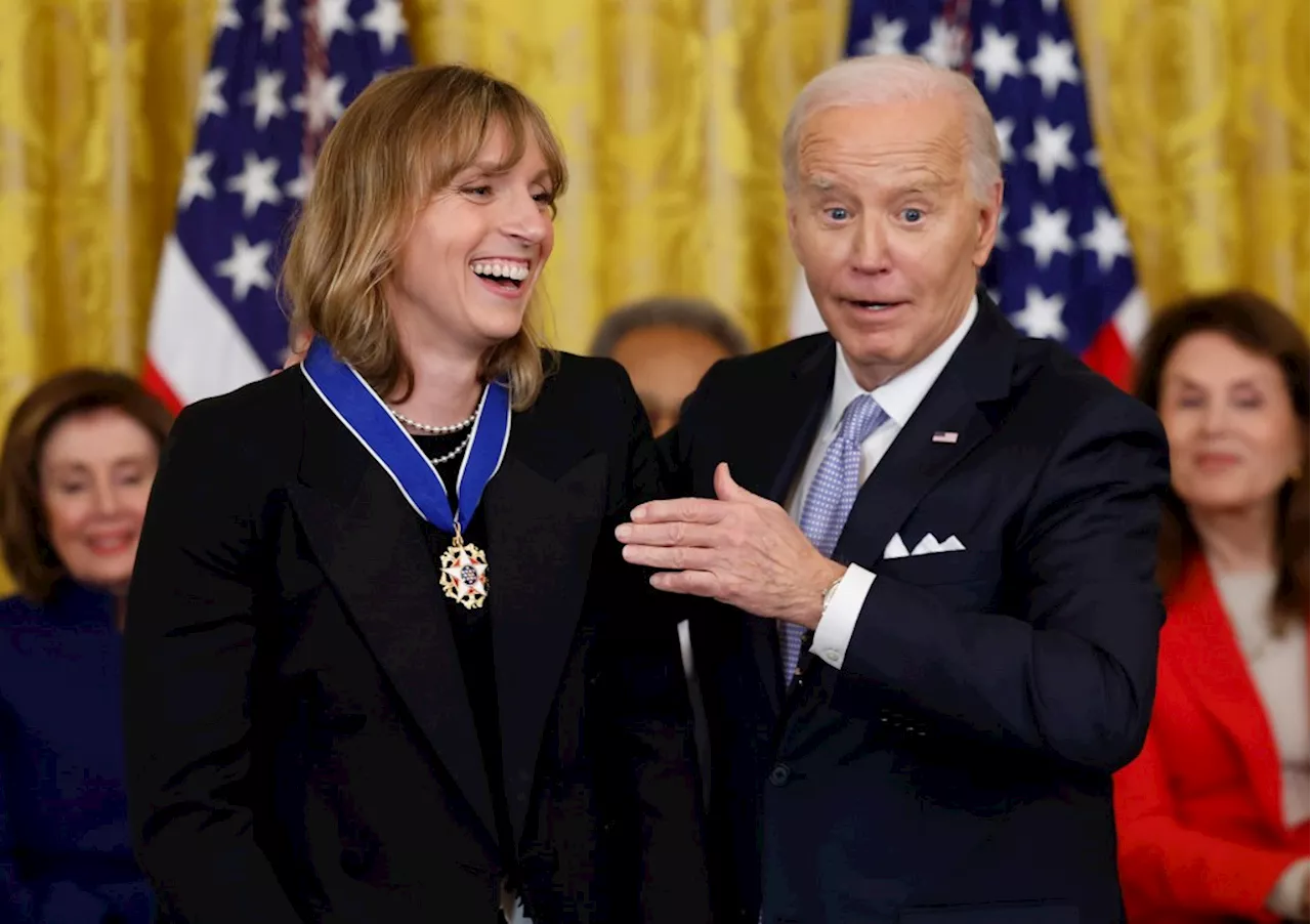 Biden bestows Medal of Freedom to Pelosi, Evers, Ledecky, others