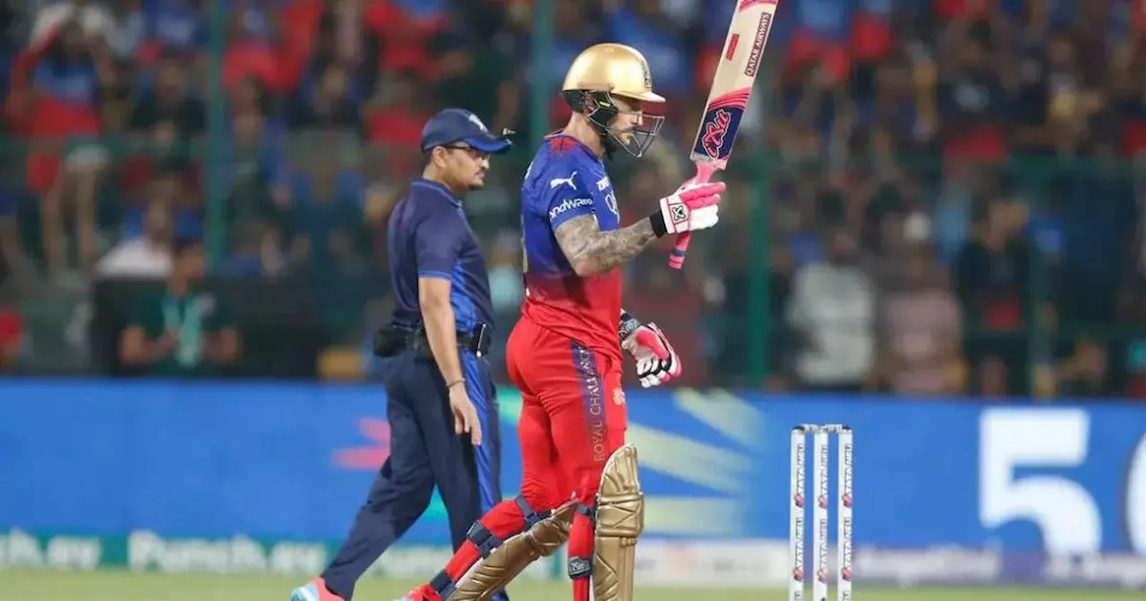 RCB vs GT: फाफ डुप्लेसिस ने जोशुआ लिटिल का उतारा बुखार, 18 गेंद में पूरी की तूफानी फिफ्टी