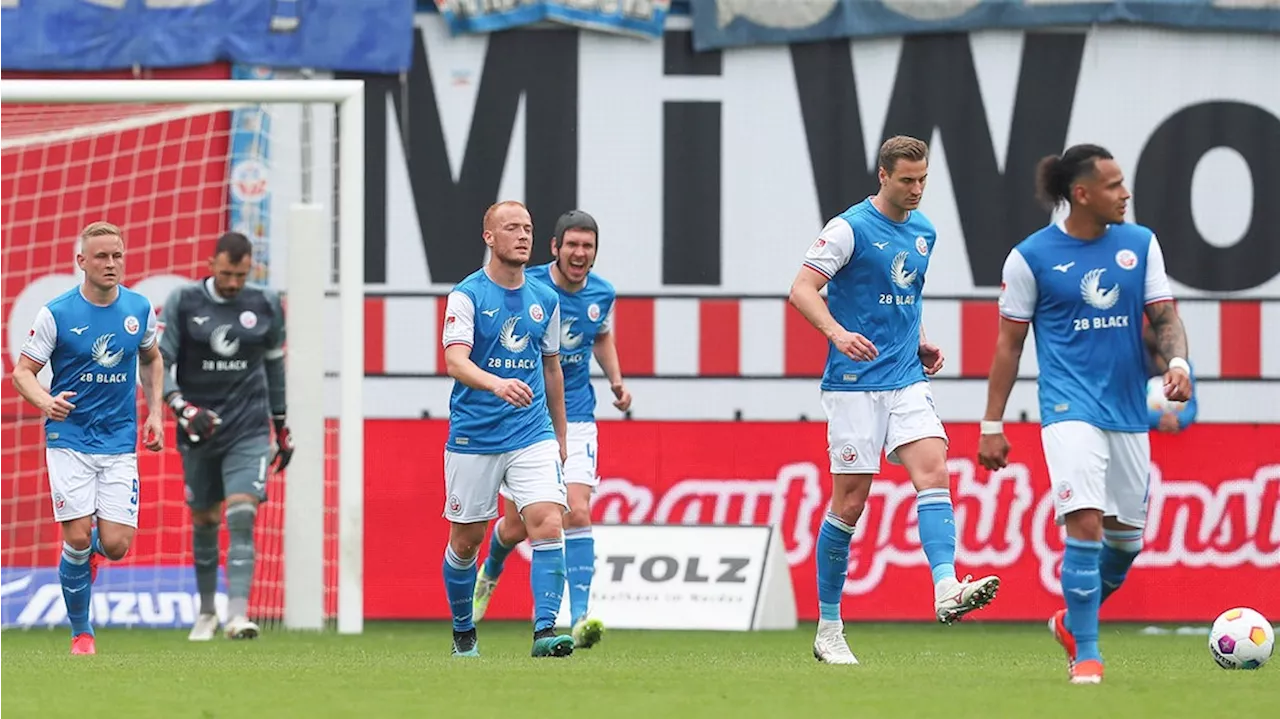 Weiter Vorletzter: Hansa Rostock verliert nach Führung gegen KSC