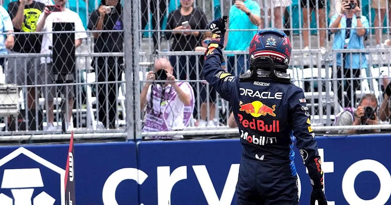 Verstappen krönt perfekten Tag mit Pole Position in Miami