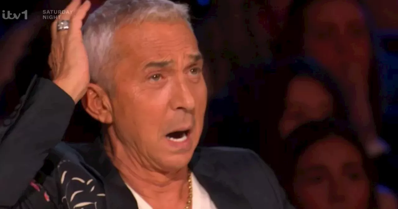 Bruno Tonioli ‘nearly passes out’ as Britain’s Got Talent stunt goes wrong