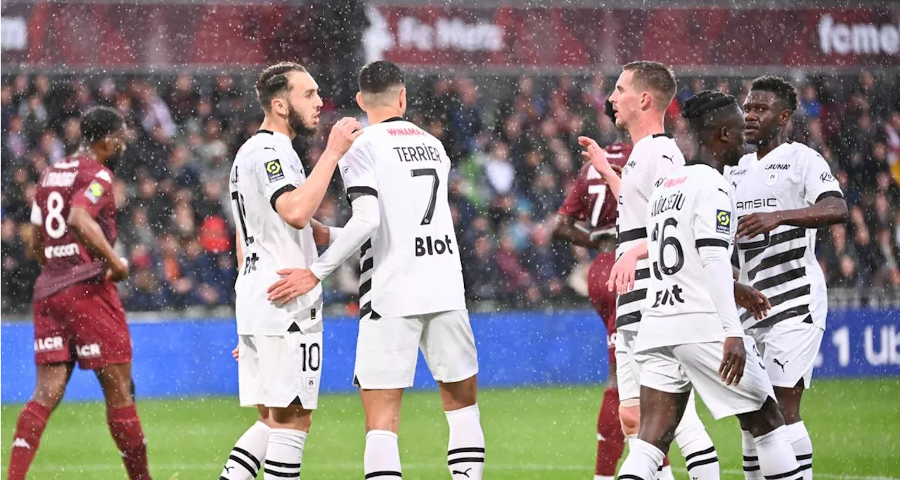 Après un match très tendu, Rennes renverse Metz