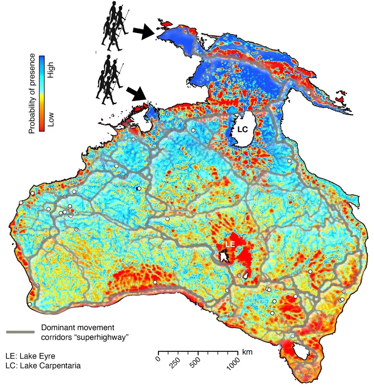 How evolving landscapes impacted First Peoples' early migration patterns into Australia