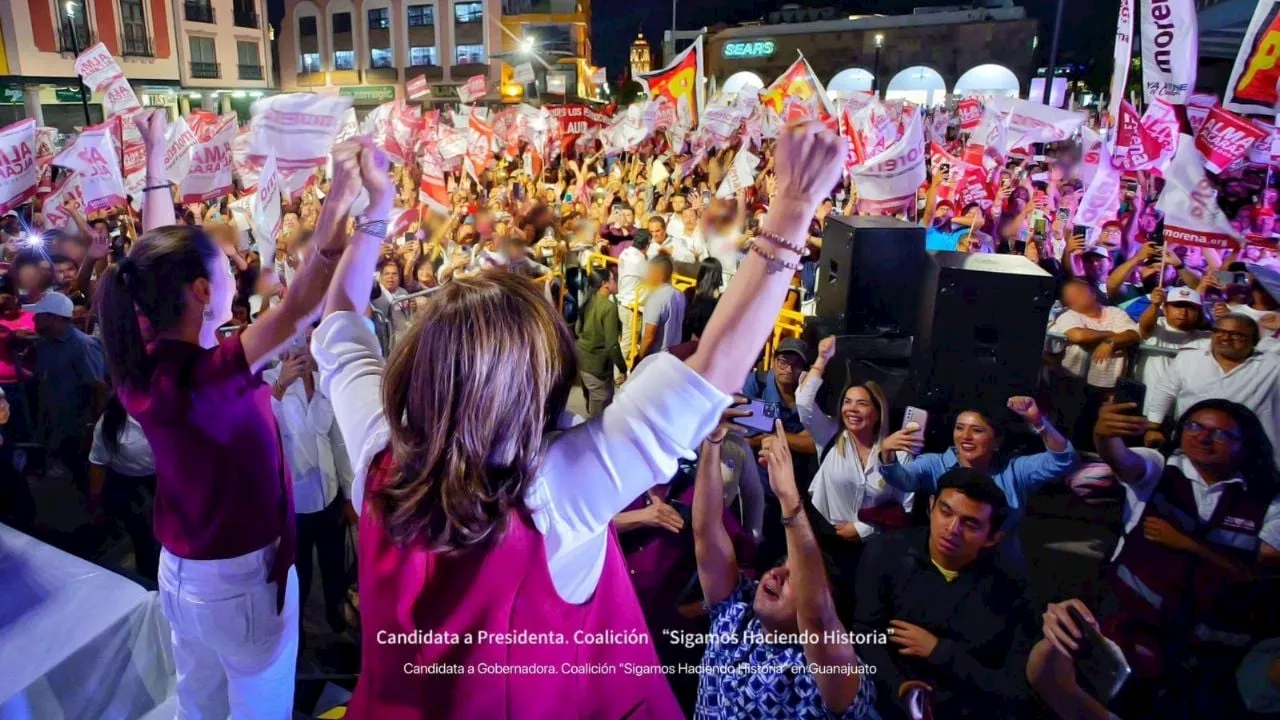 Claudia Sheinbaum dice que el PAN no cumplió en Guanajuato y llama a cambiar de fiscal