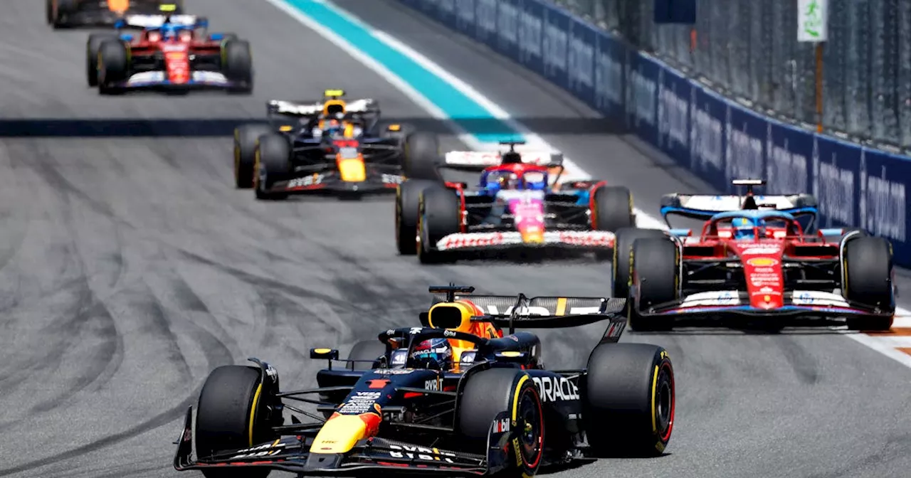 Motor racing-Red Bull's Max Verstappen wins Miami sprint race