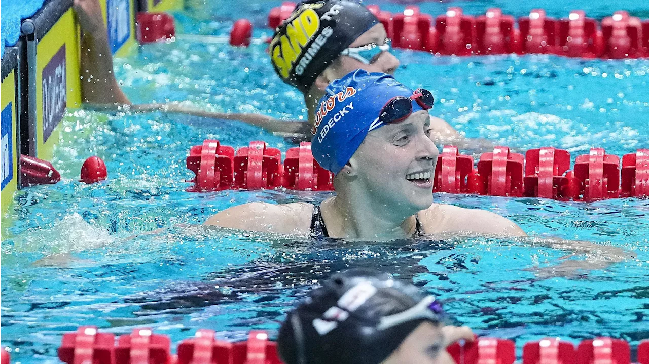 Katie Ledecky Discusses Receiving Presidential Medal of Freedom from Joe Biden: 'I Was Speechless'