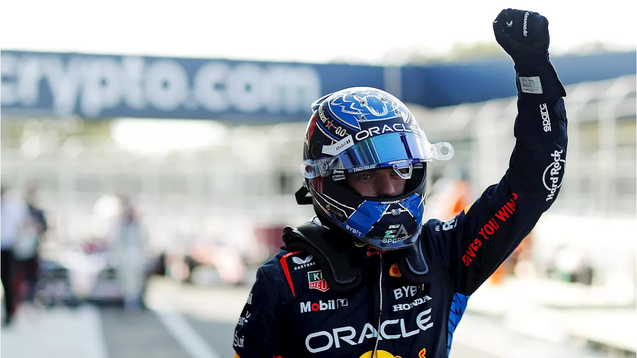 Max Verstappen Nears History by Claiming Seventh Straight Pole Position in Miami