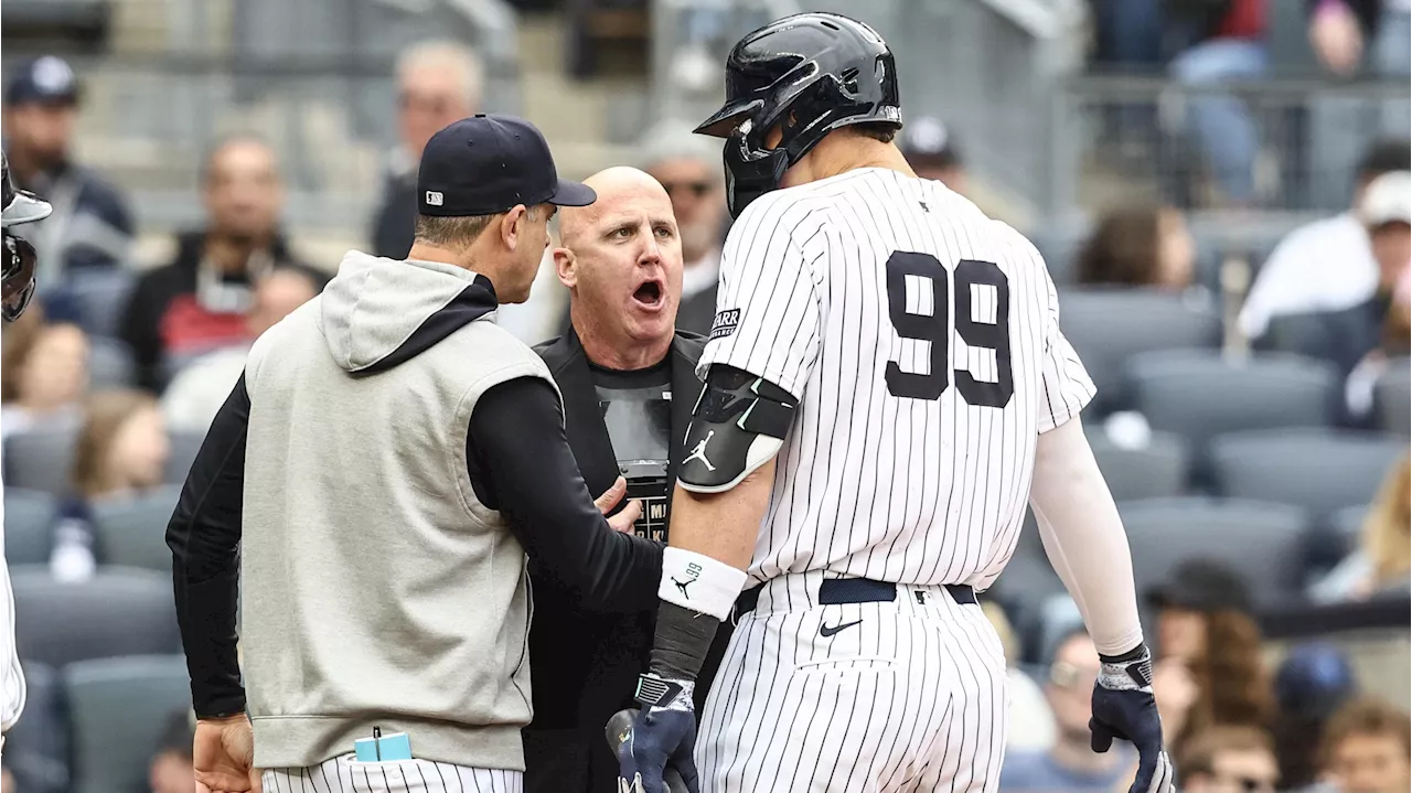 New York Yankees' Aaron Judge Ejected For 1st Time in Career After Strikeout