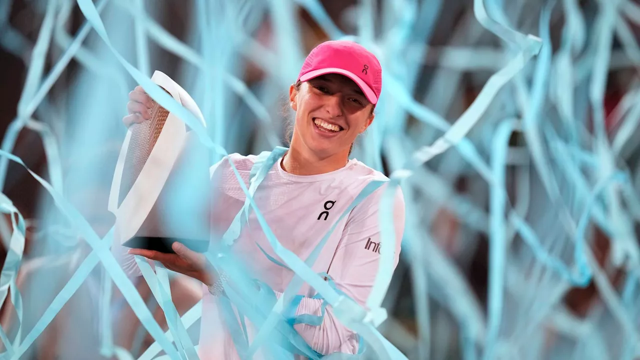 Iga Swiatek: World No 1 defeats Aryna Sabalenka in Mutua Madrid Open classic