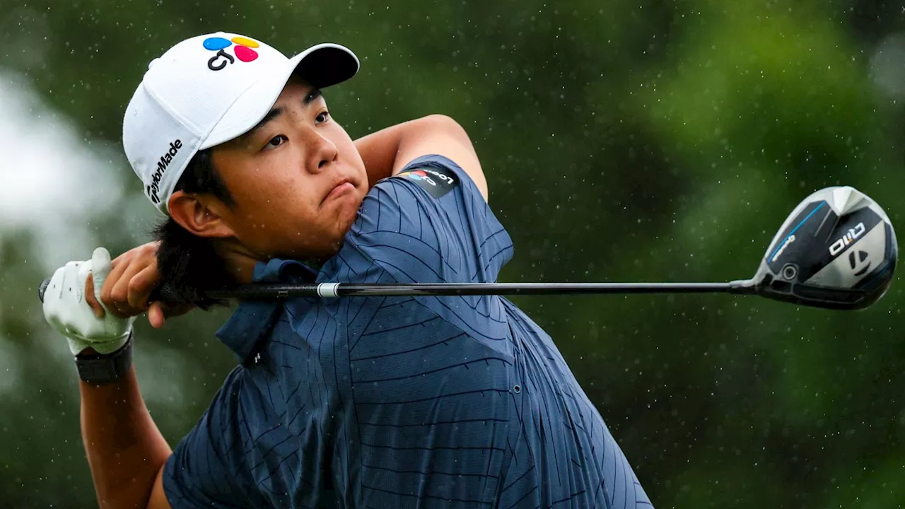 English amateur Kris Kim, 16, comes close to hole-in-one as he goes under par again at The CJ Cup Byron Nelson