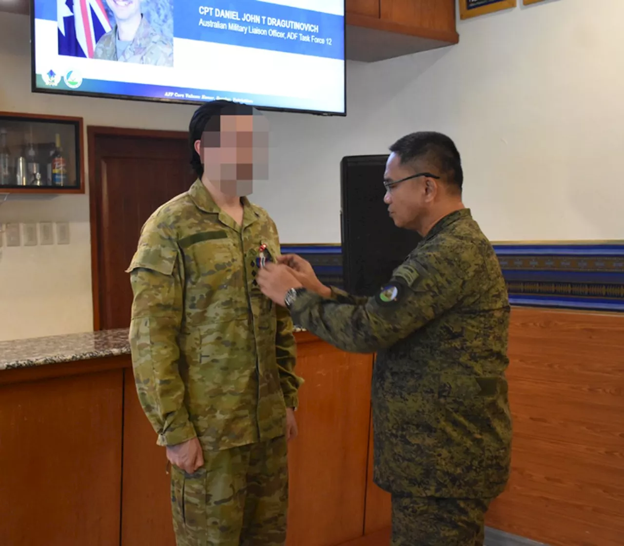 Westmincom recognizes an Australian Defence Force Official