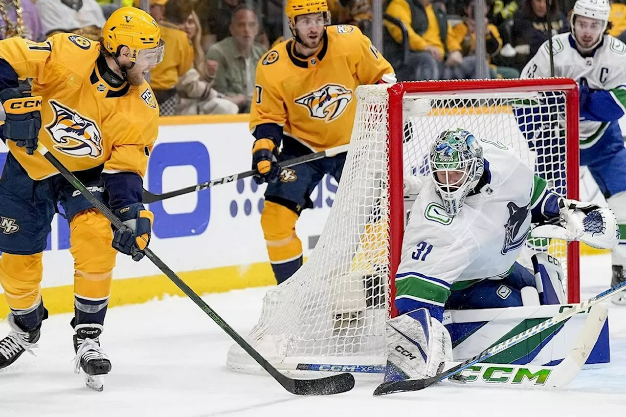 Canucks eliminate Predators in 6 to set up second-round date with Oilers