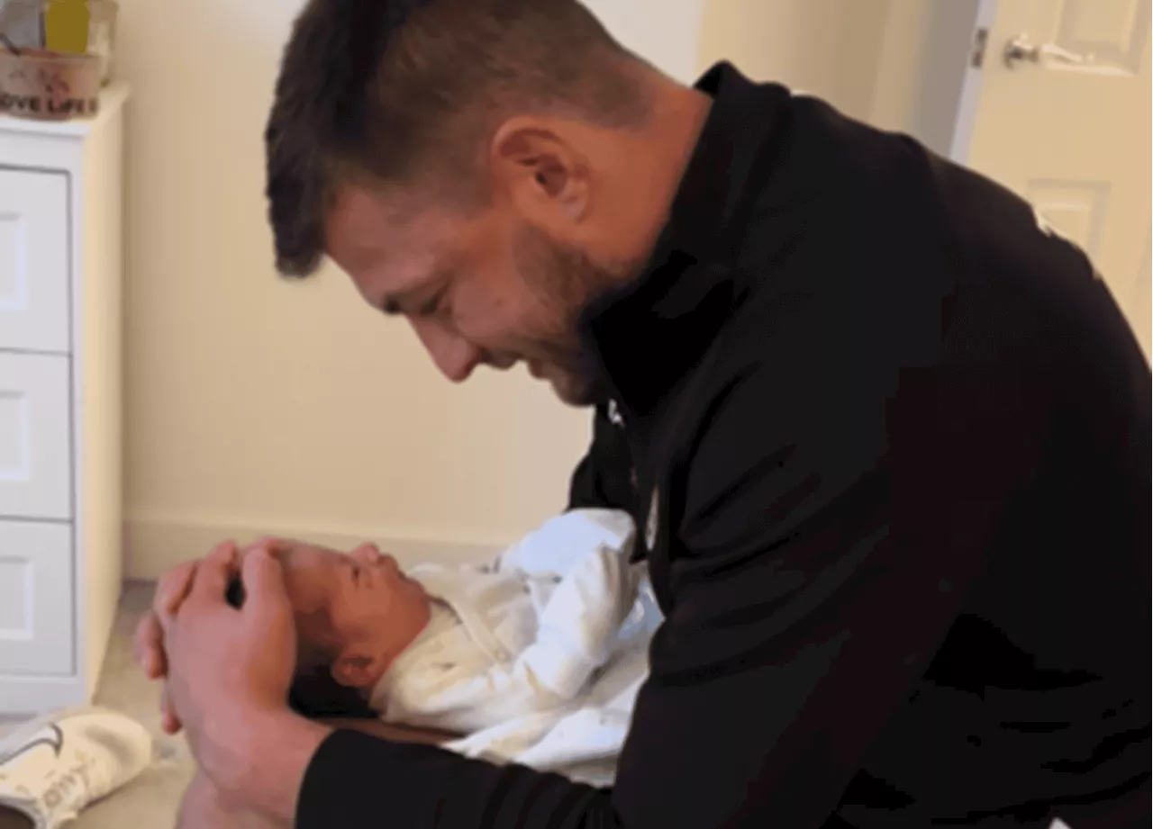 WATCH: Handre Pollard is absolutely besotted by his newborn son