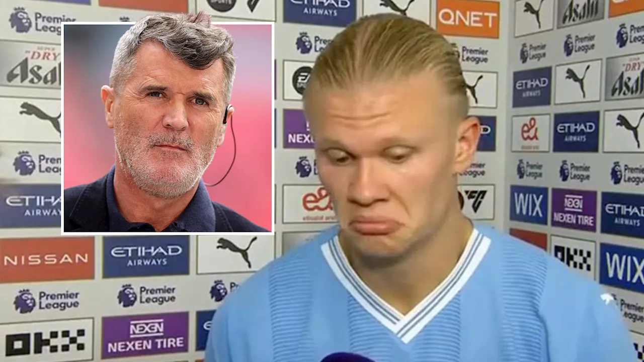 Erling Haaland ‘owns’ Roy Keane with brutal put down as he responds to Man Utd legend’s ‘League Two level’...