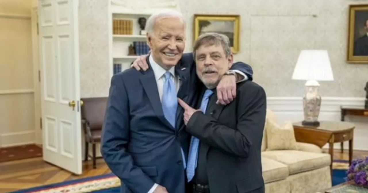 ‘Star Wars’ Star Mark Hamill Visits President Joe Biden, White House