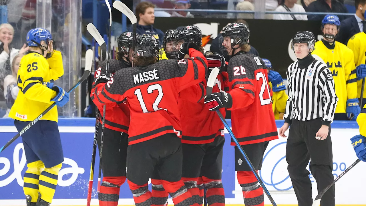 Canada edges Sweden in U18 semis, will battle U.S. for gold