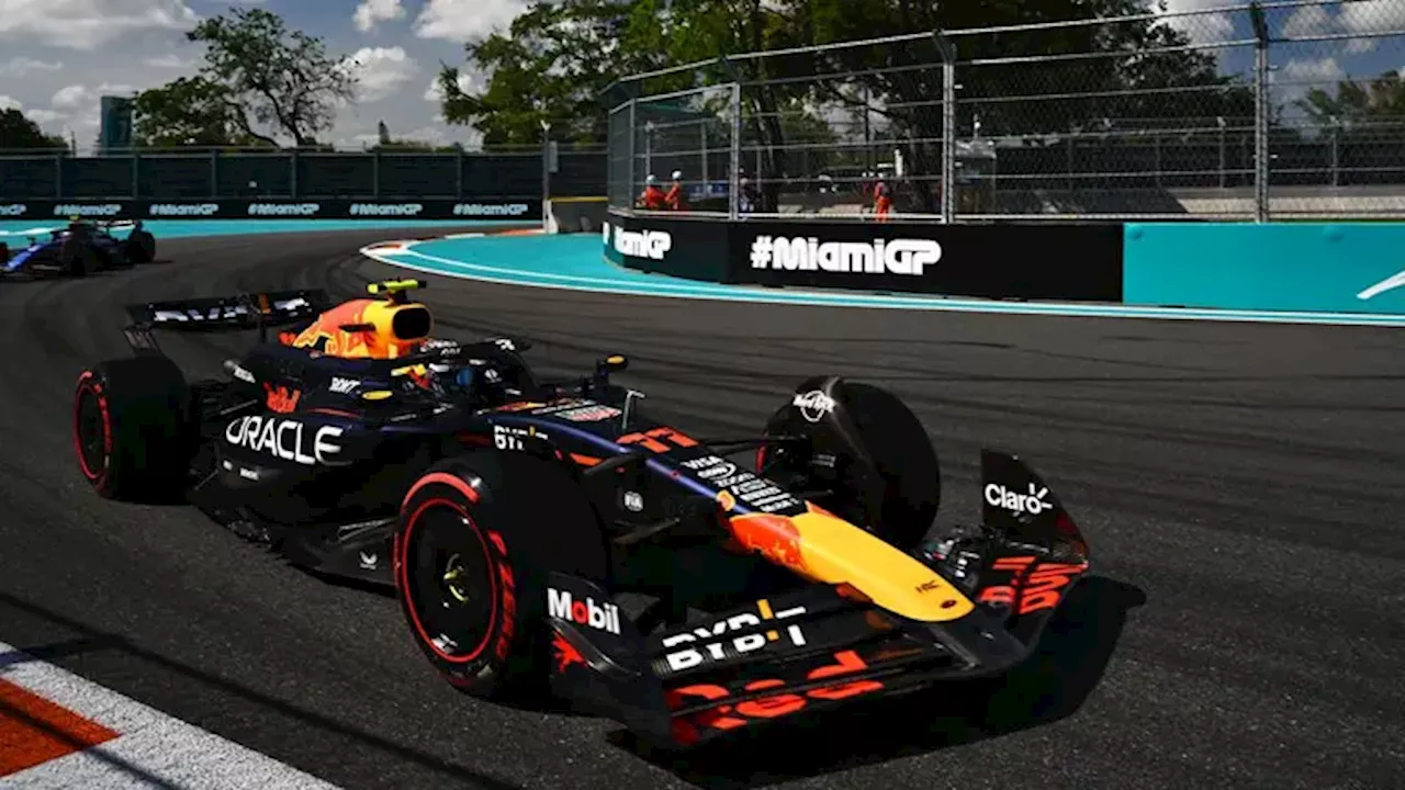 Checo Pérez arrancará cuarto en el Gran Premio de Miami; Verstappen se lleva la pole